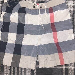 Boys Burberry swim trunks